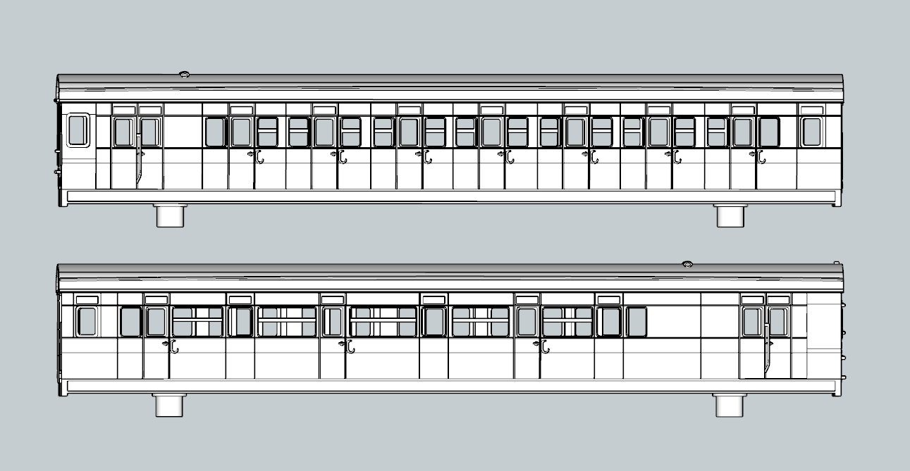 (image for) LSWR Ironclad Push-Pull Set Coach Bundle